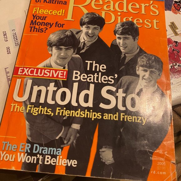 Readers Digest November 2005 The Beatles Untold Story - Picture 1 of 1